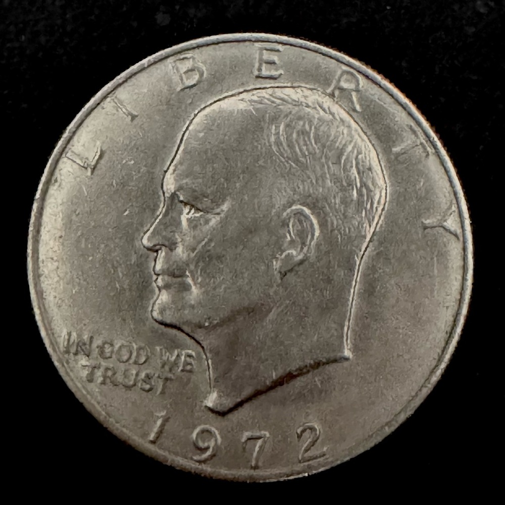 1972 Eisenhower Dollar, Type III